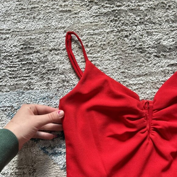 B. Darlin Red Cocktail Party Prom Homecoming Formal Dress Womens 7/8 - Picture 2 of 10